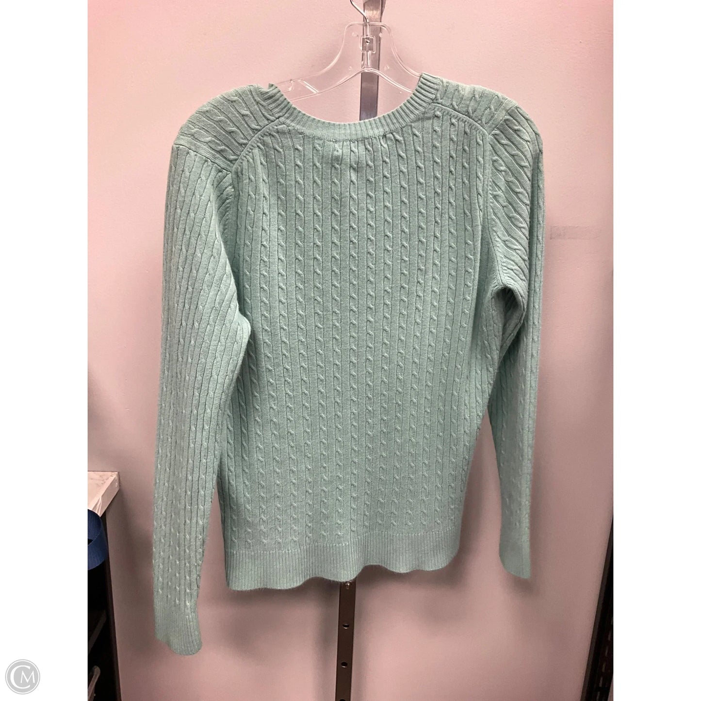 Sweater By Designer Originals In Green, Size: L