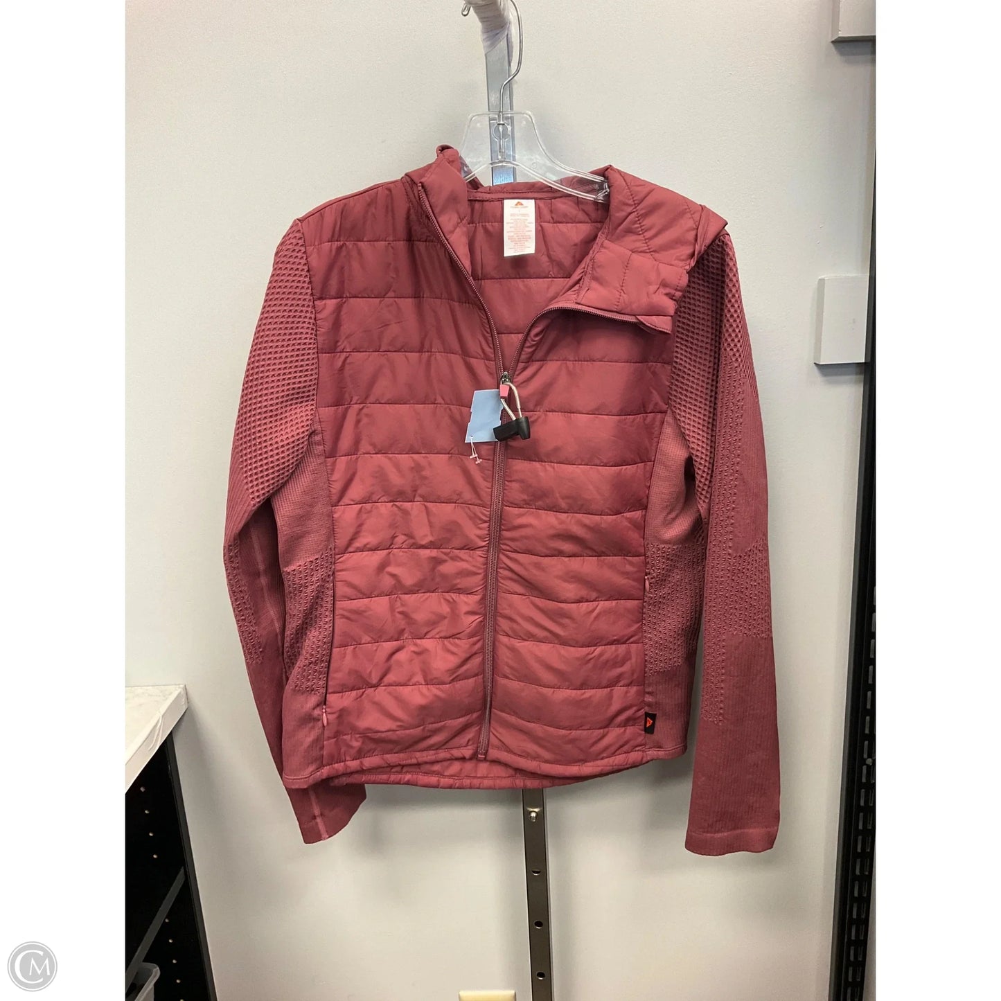 Athletic Jacket By Clothes Mentor In Pink, Size: L