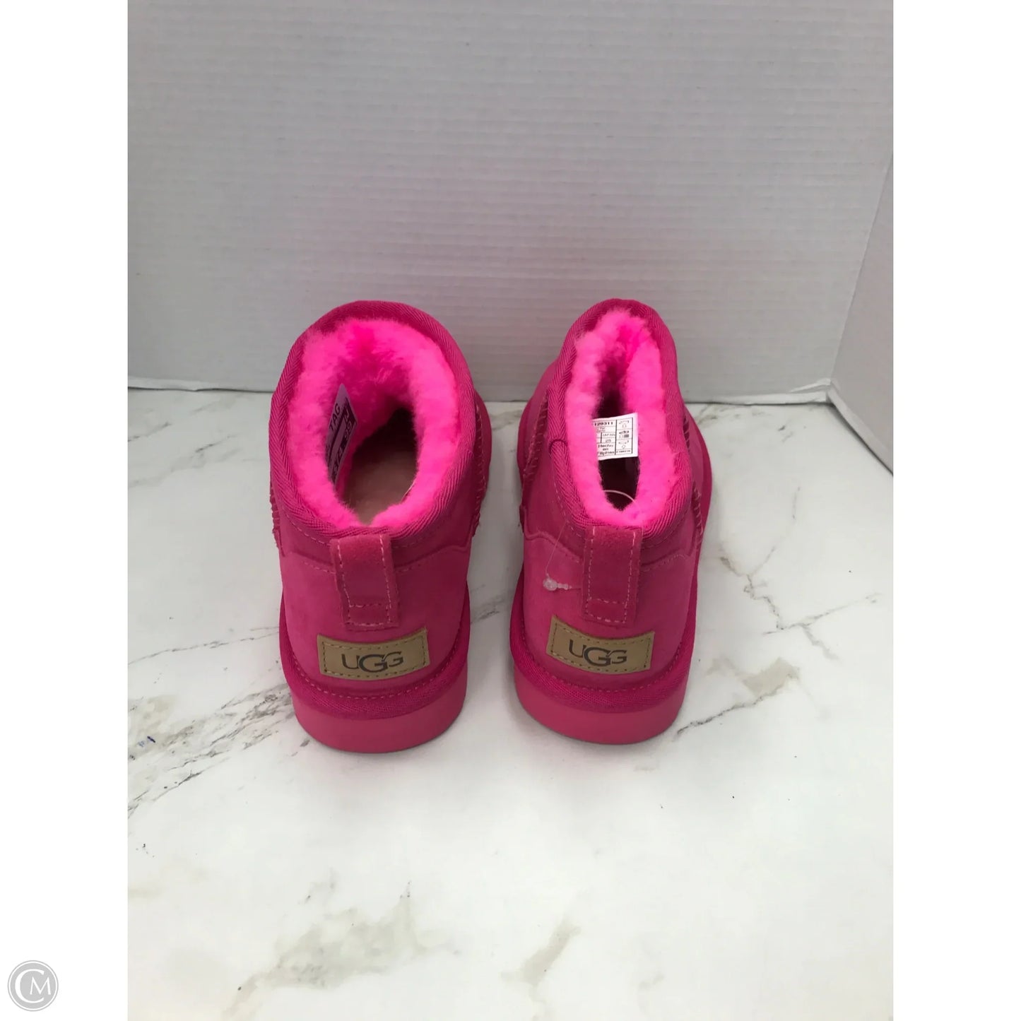 Boots Designer By Ugg In Pink, Size: 8