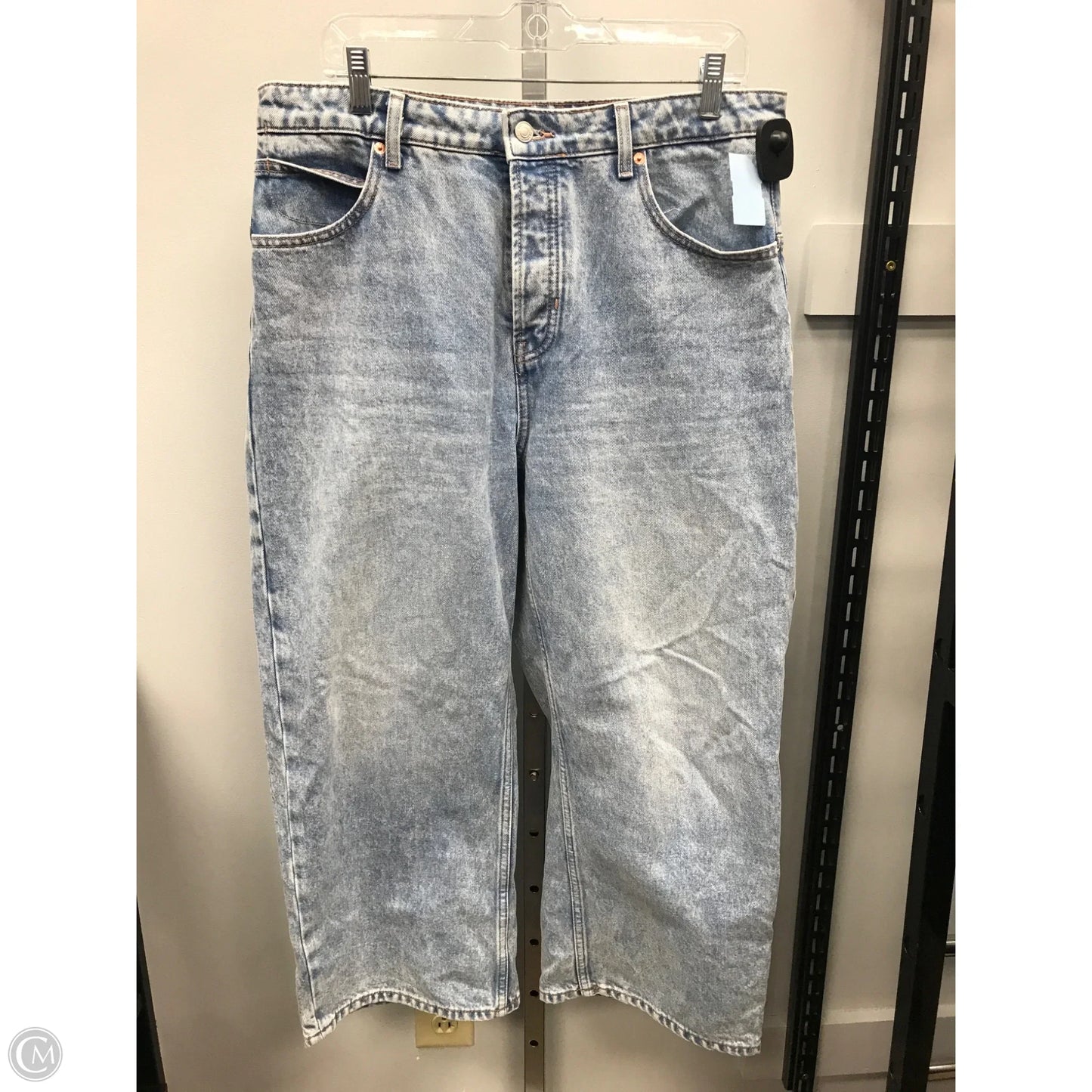 Jeans Wide Leg By We The Free In Blue Denim, Size: 10l