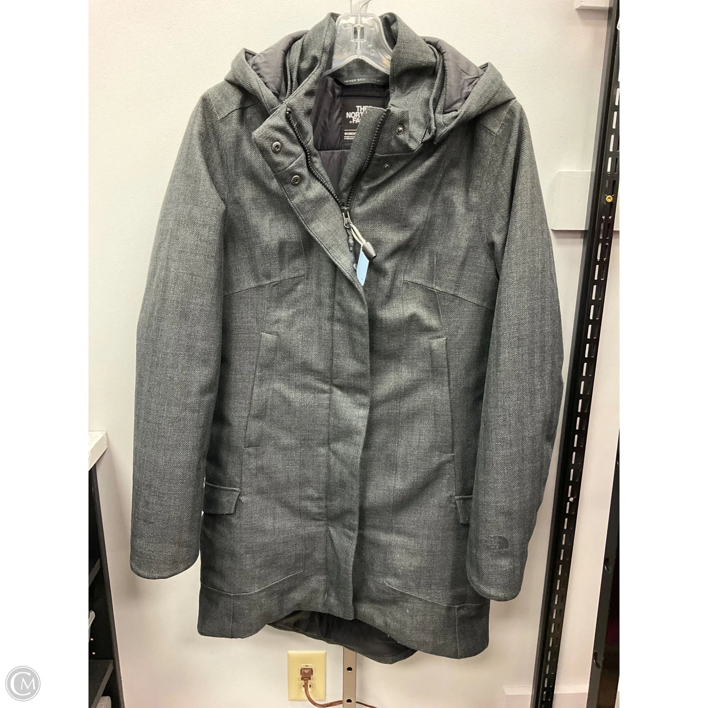 Coat Other By The North Face In Grey, Size: S