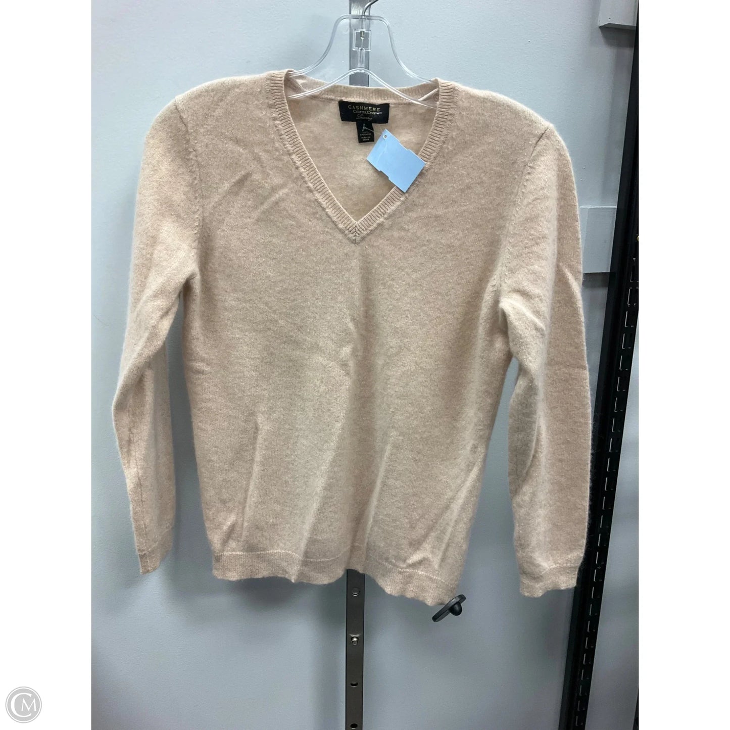 Sweater Cashmere By Charter Club In Tan, Size: M