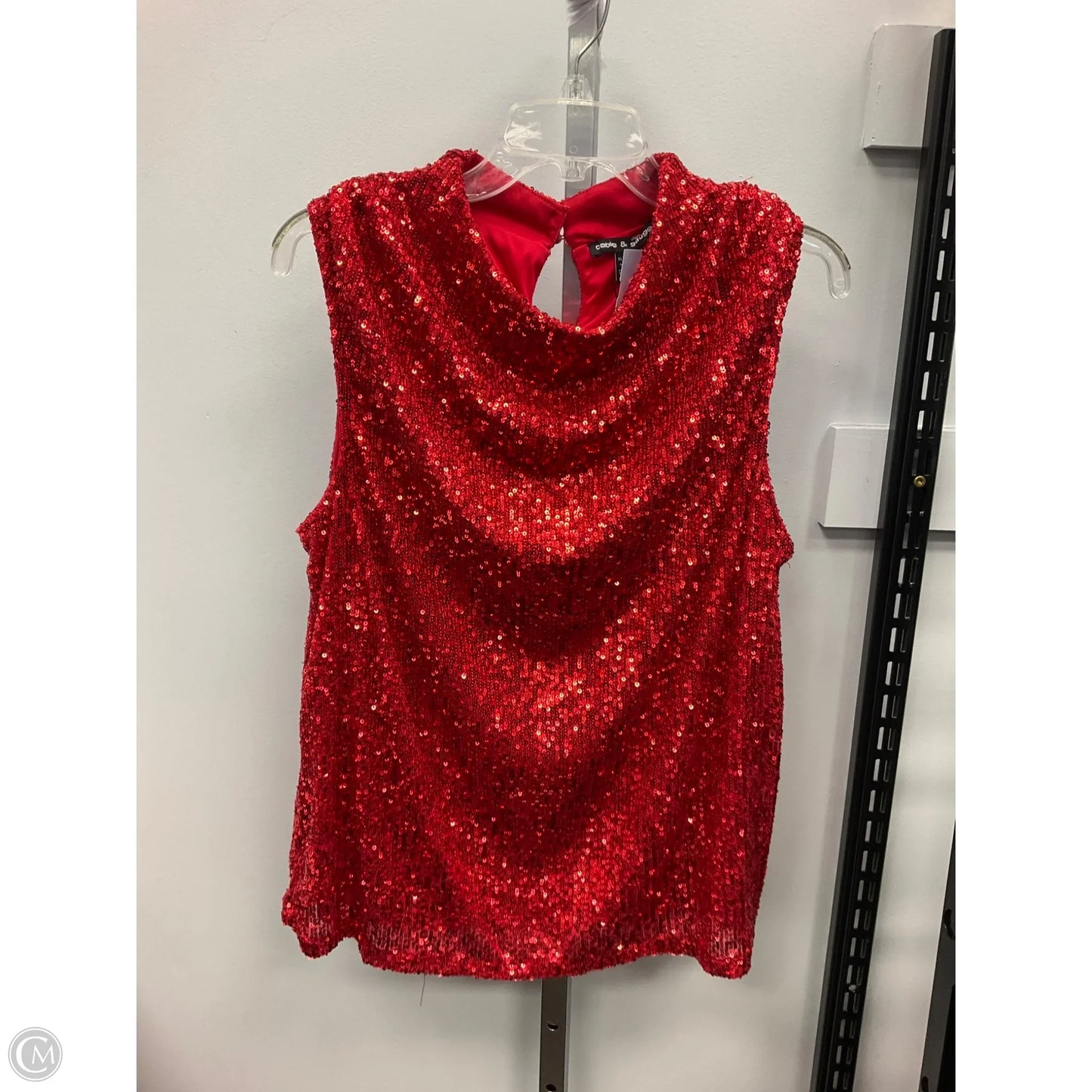 Top Sleeveless By Cable And Gauge In Red, Size: Xl