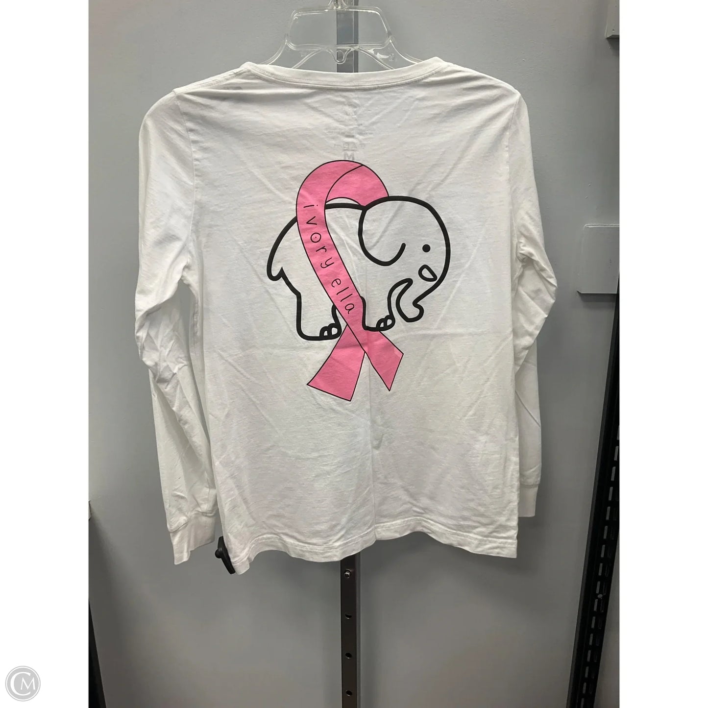 Top Long Sleeve By Ivory Ella In White, Size: M