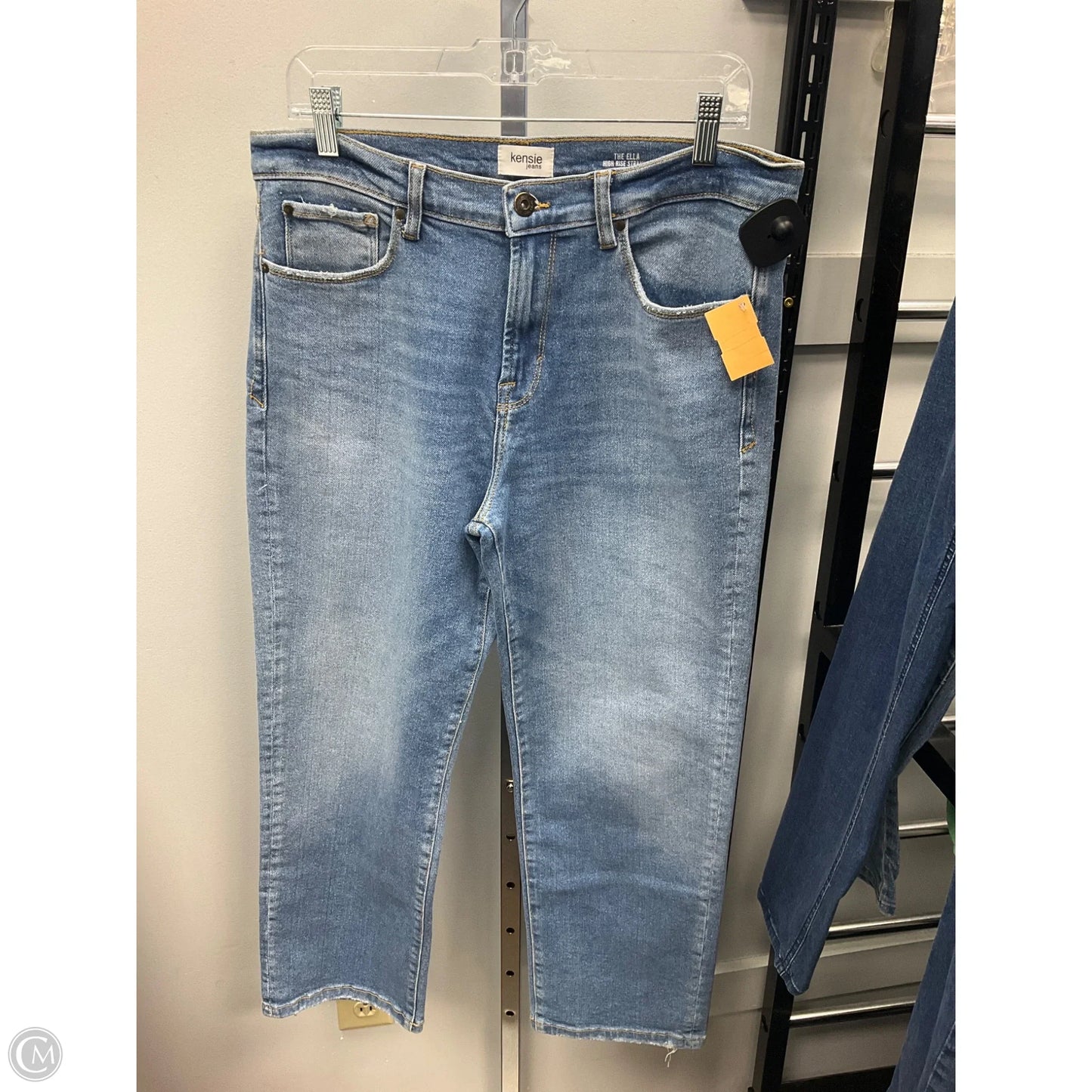 Jeans Straight By Kensie In Blue Denim, Size: 10