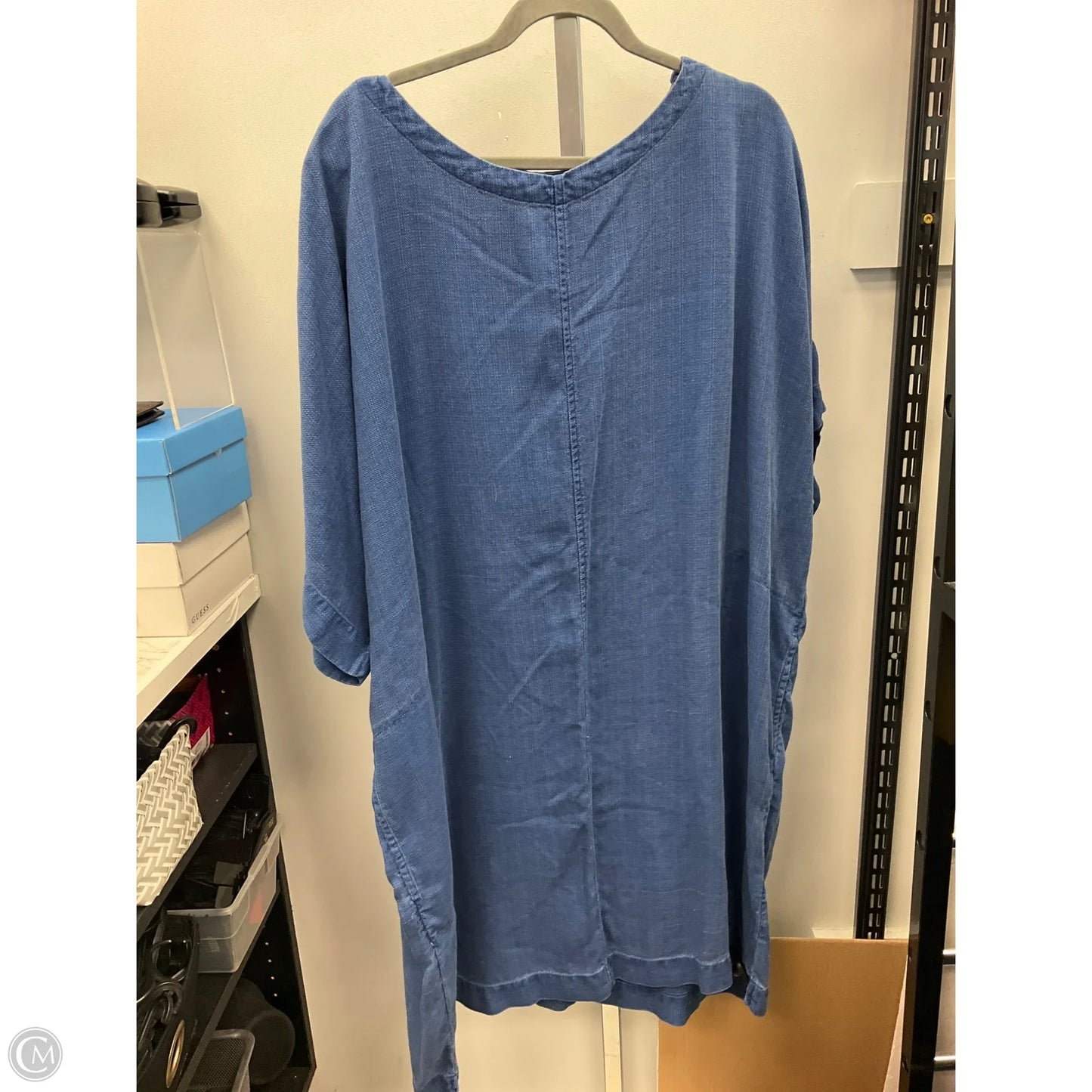Dress Casual Short By Pure Jill In Blue, Size: 3x