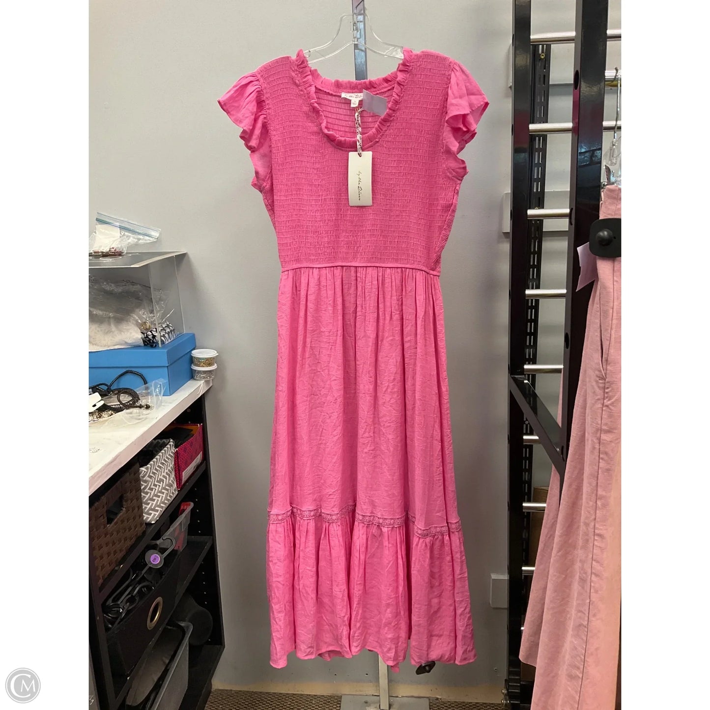 Dress Casual Maxi By By The River In Pink, Size: L
