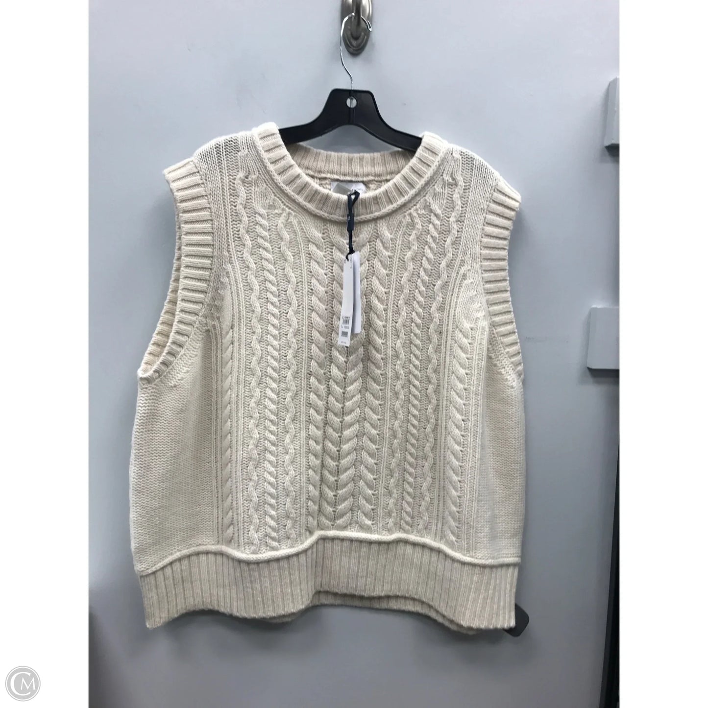 Vest Sweater By N.NEXT In Cream, Size: Xl
