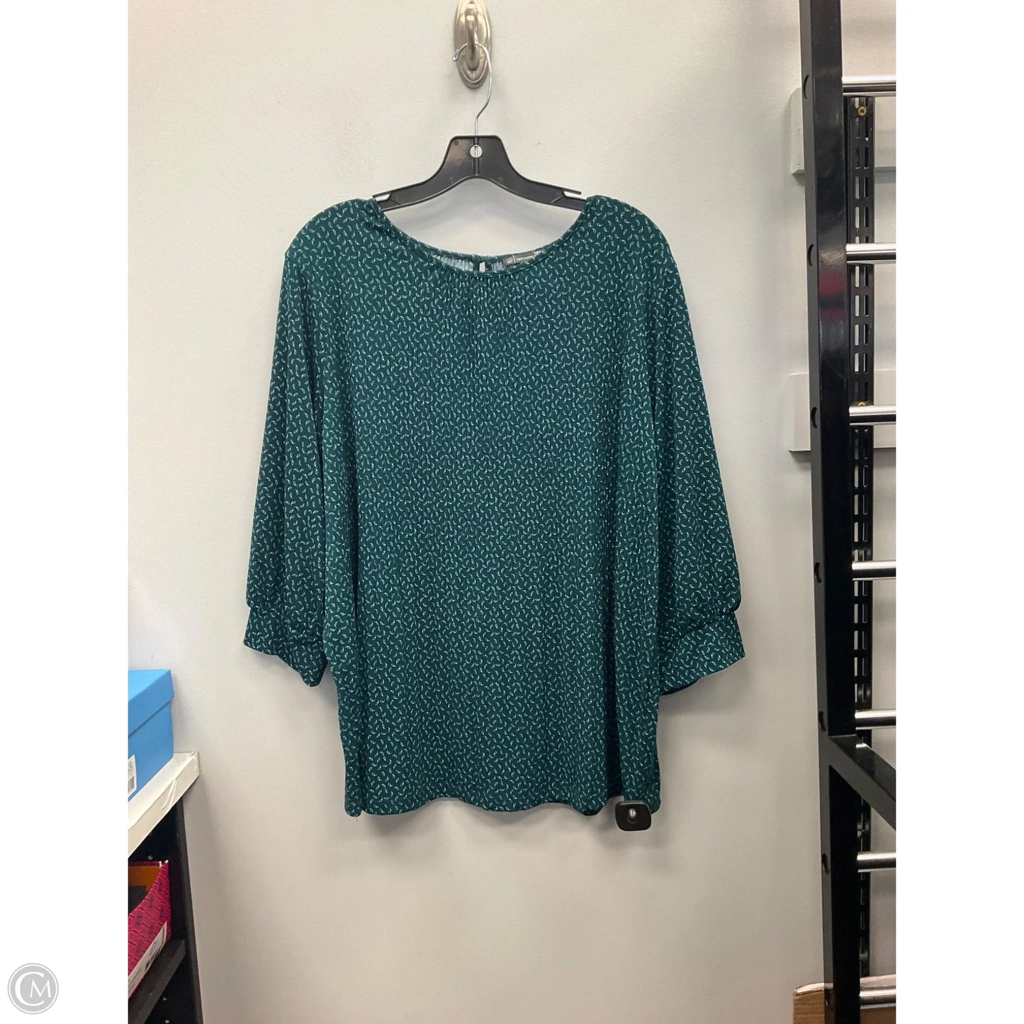 Top Short Sleeve By Cynthia Rowley In Navy, Size: 2x