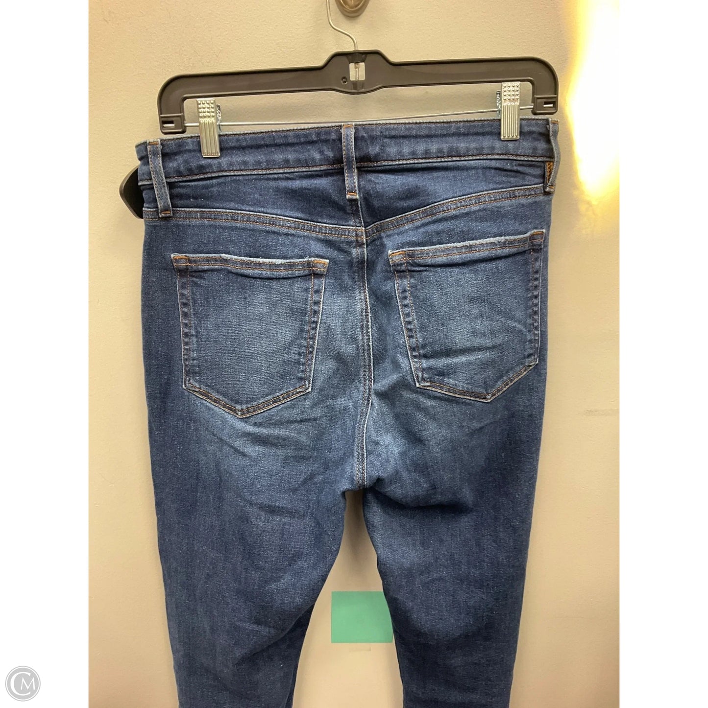 Jeans Skinny By Loft In Blue Denim, Size: 10