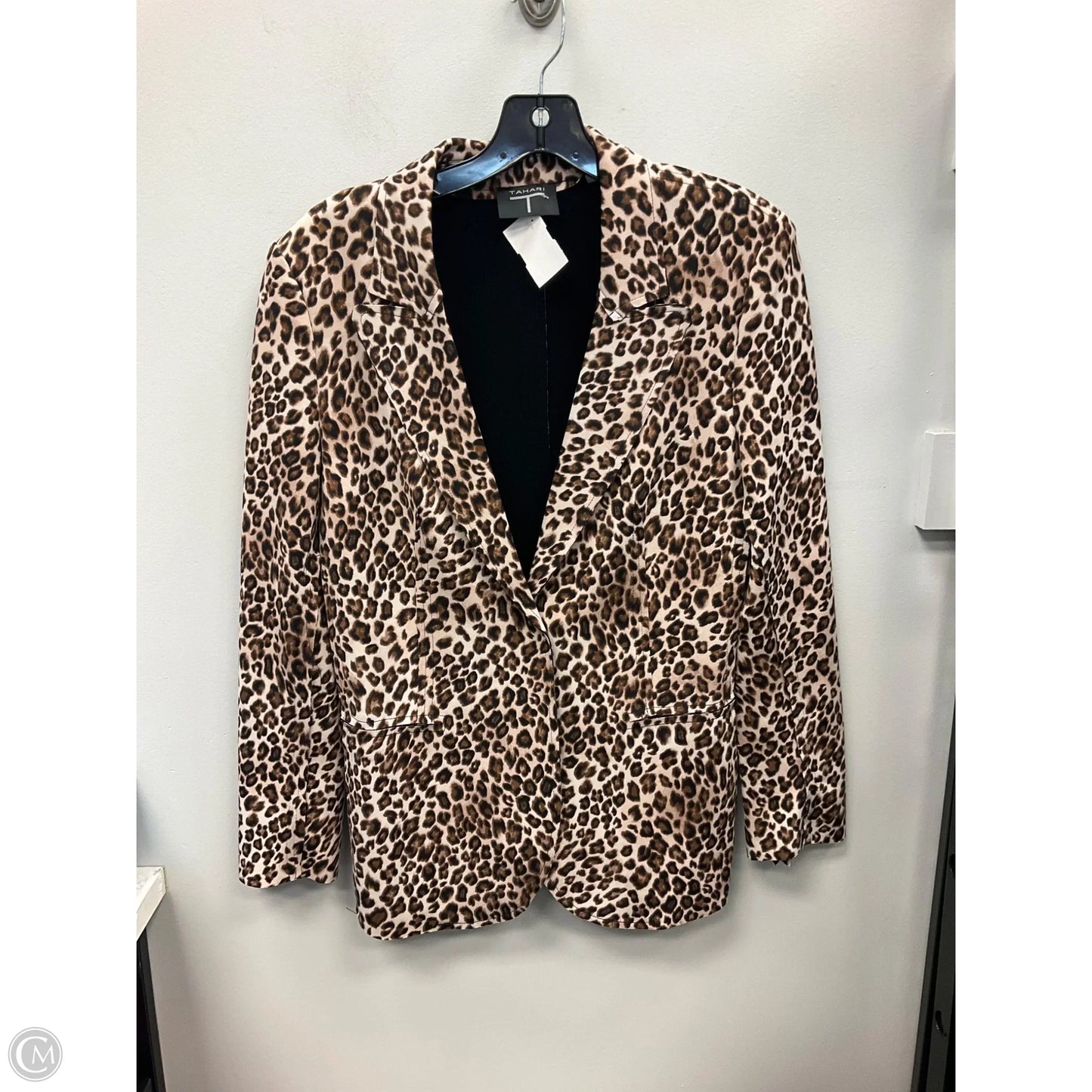 Blazer By Tahari In Animal Print, Size: 4
