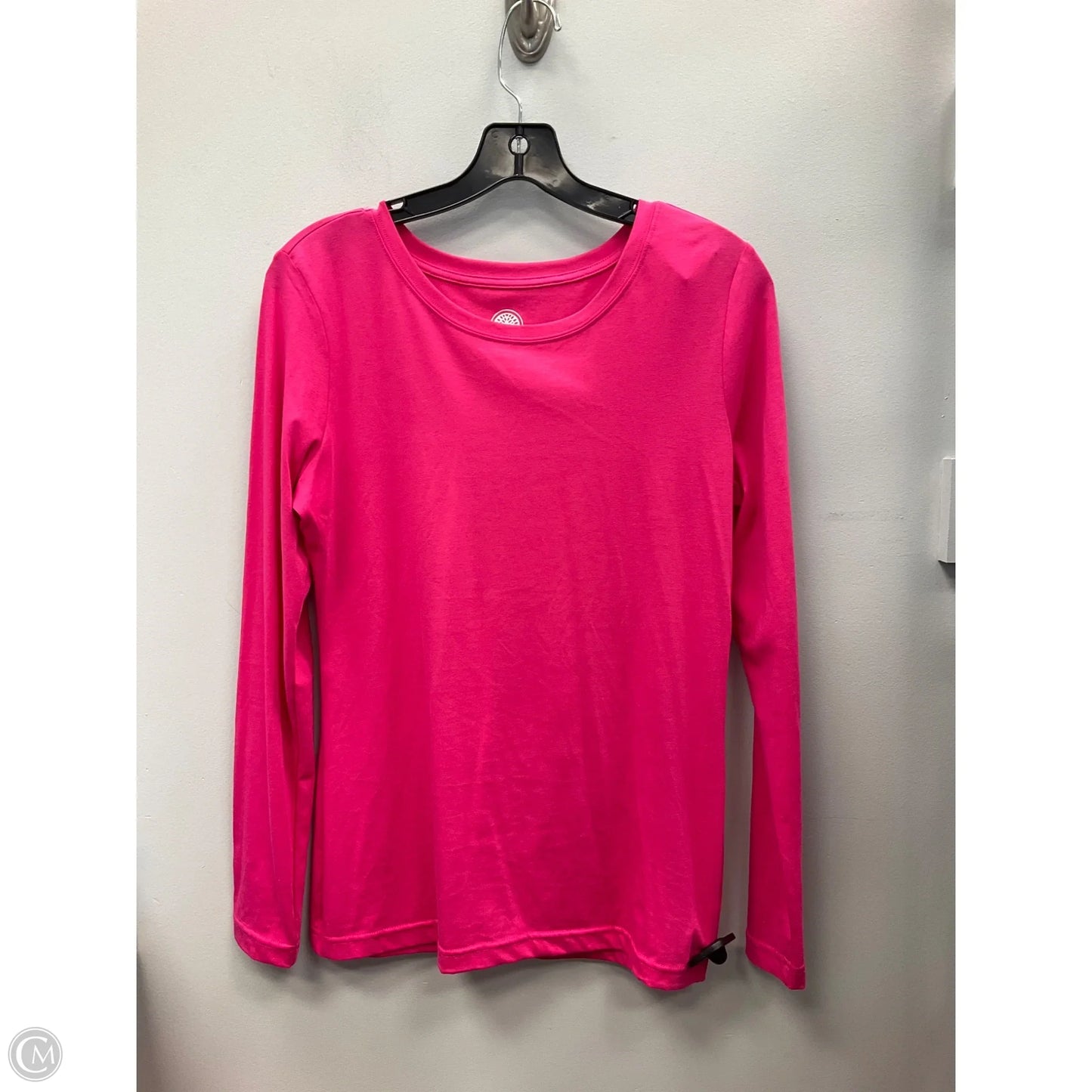 Top Long Sleeve Basic By Clothes Mentor In Pink, Size: S