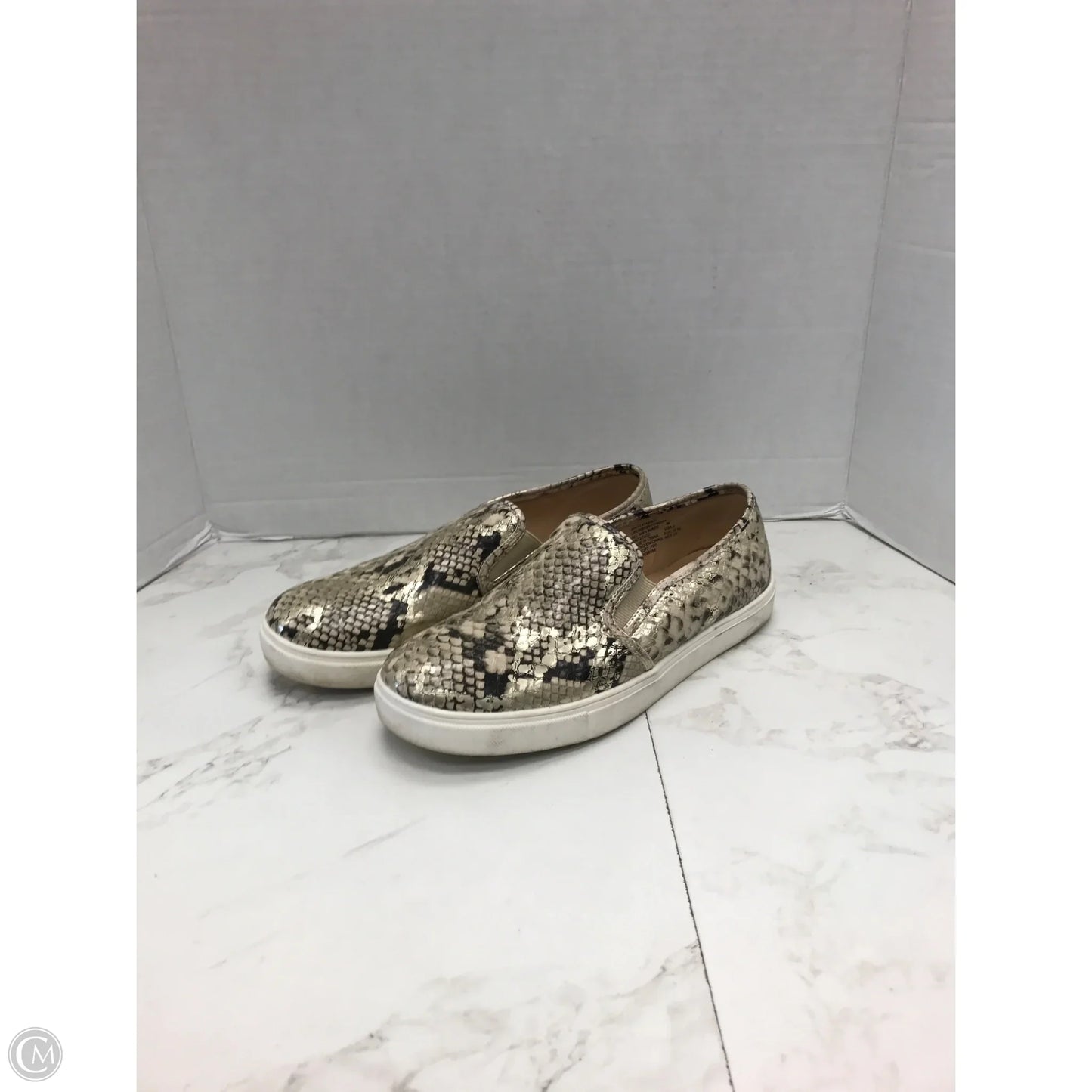 Shoes Heels Platform By Time And Tru In Snakeskin Print, Size: 8