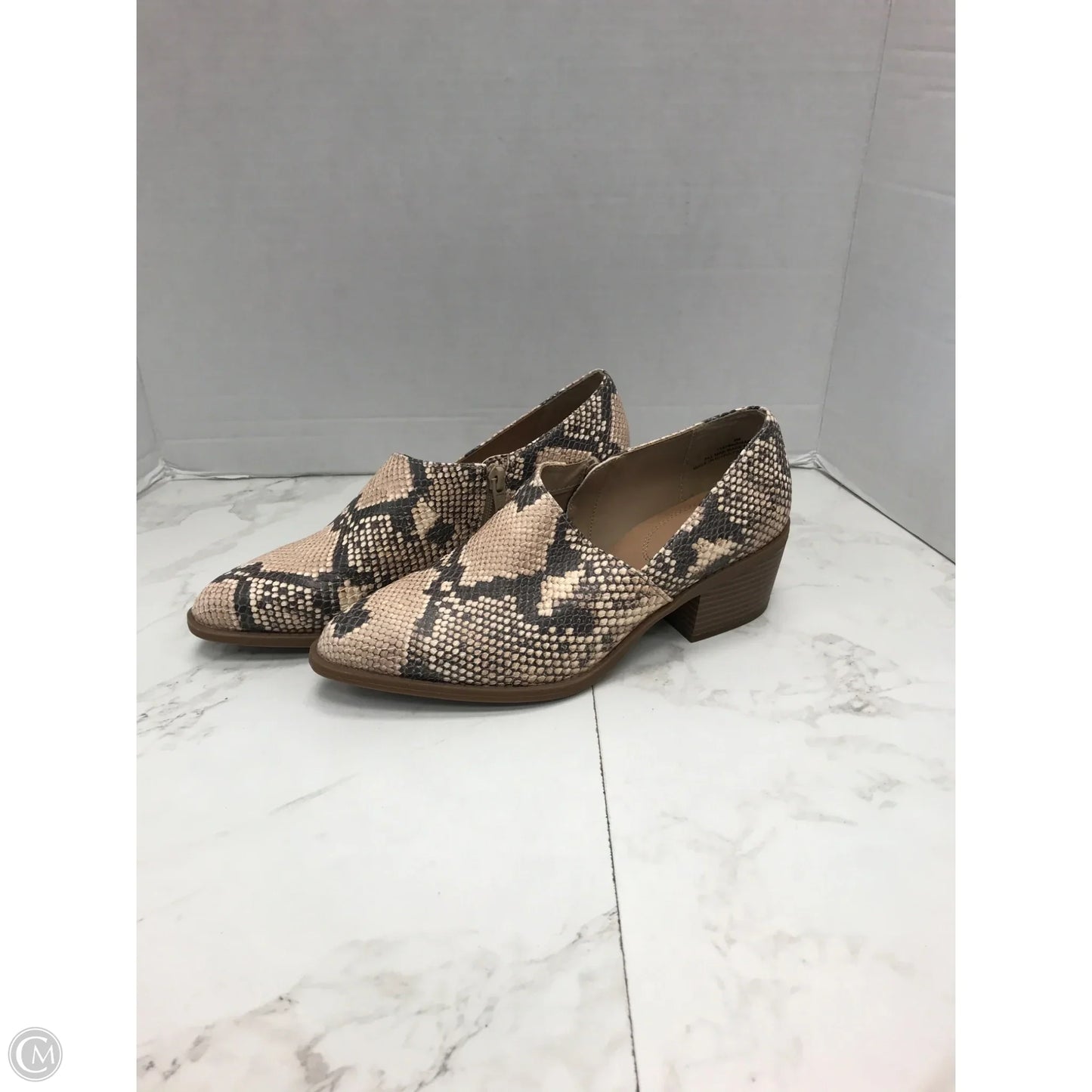 Shoes Heels Block By Maurices In Snakeskin Print, Size: 8