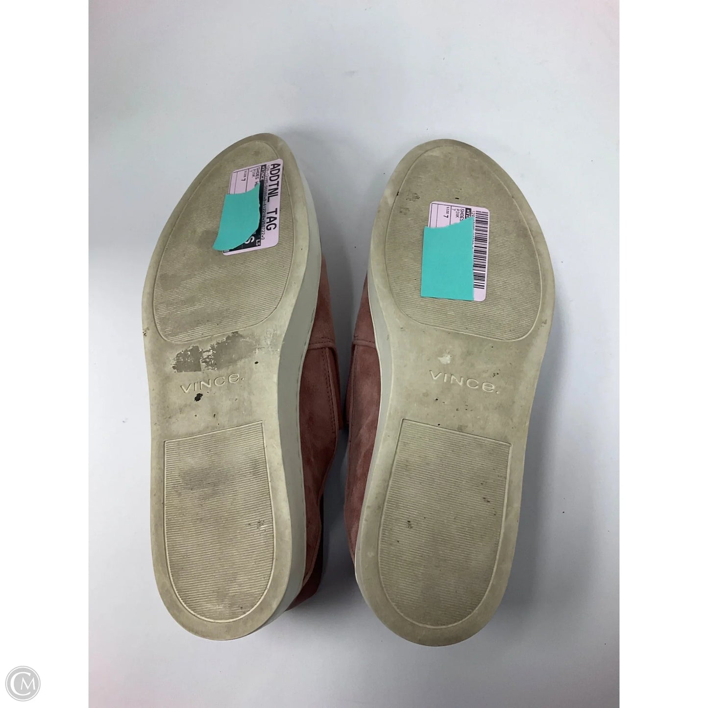 Shoes Heels Platform By Vince In Pink, Size: 7