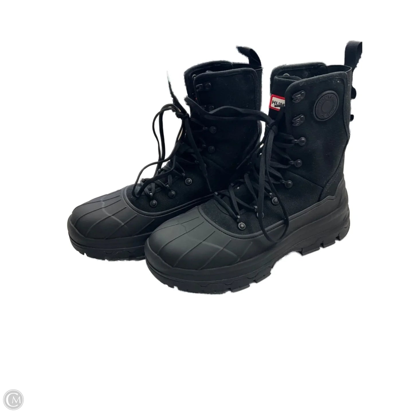 Boots Combat By Hunter In Black, Size: 8