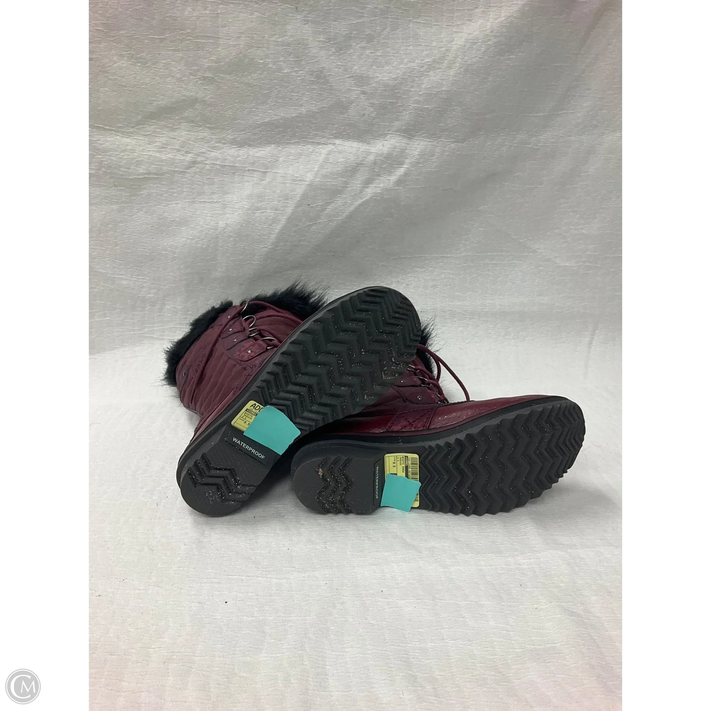 Boots Snow By Sorel In Maroon, Size: 9.5