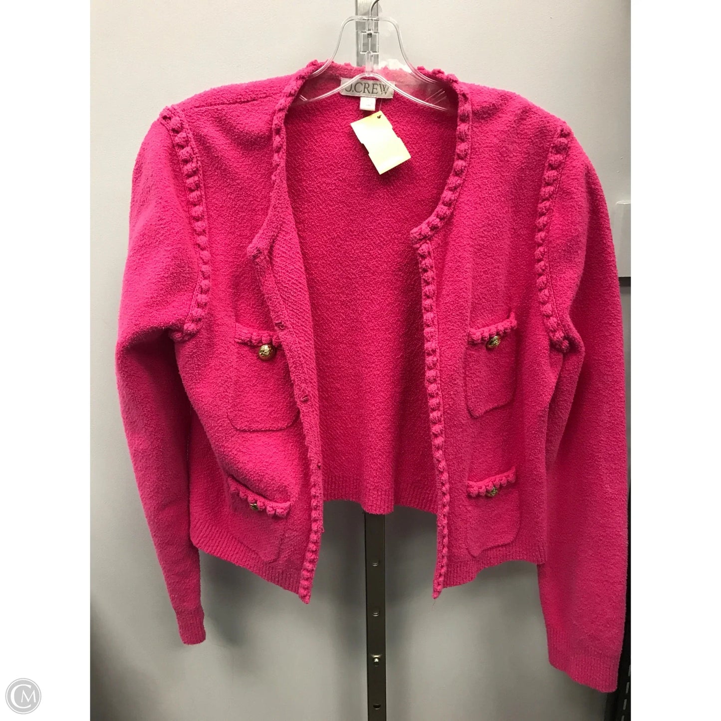 Sweater Cardigan By J. Crew In Pink, Size: S