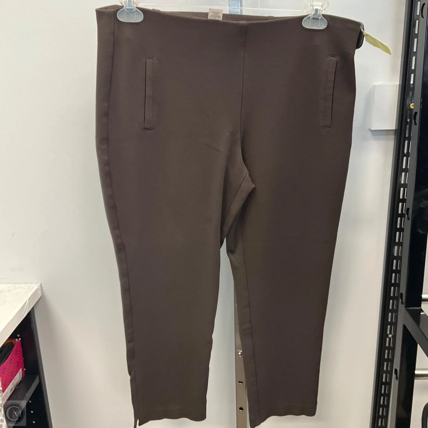 Pants Leggings By Chicos In Brown, Size: L
