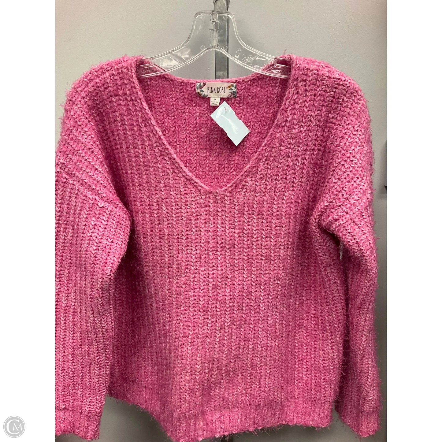 Sweater By Pink Rose In Pink, Size: M