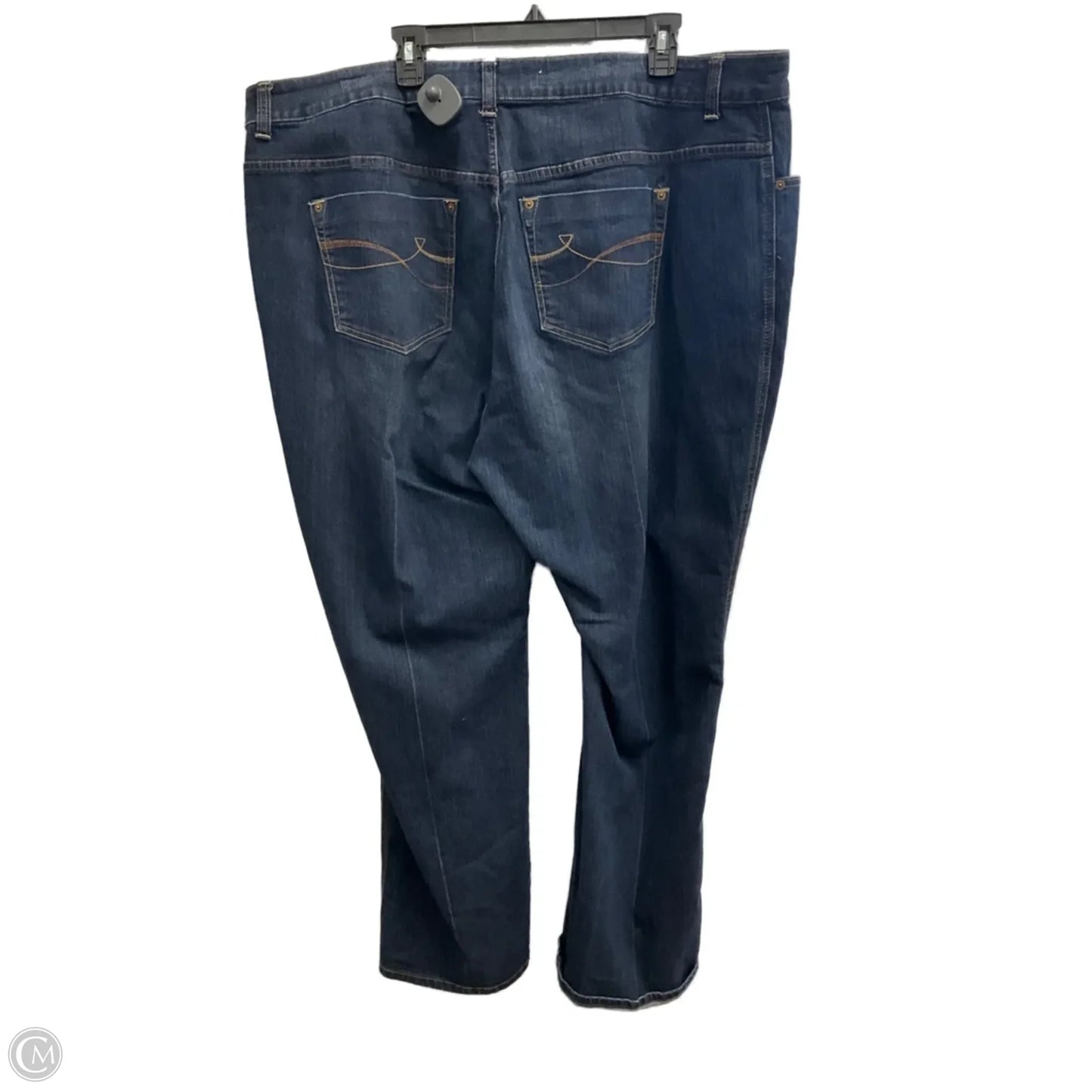 Jeans Boot Cut By Dkny In Blue Denim, Size: 3x