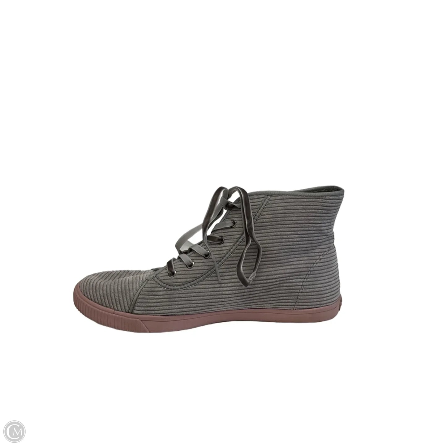 Shoes Sneakers By Toms In Grey & Pink, Size: 8.5