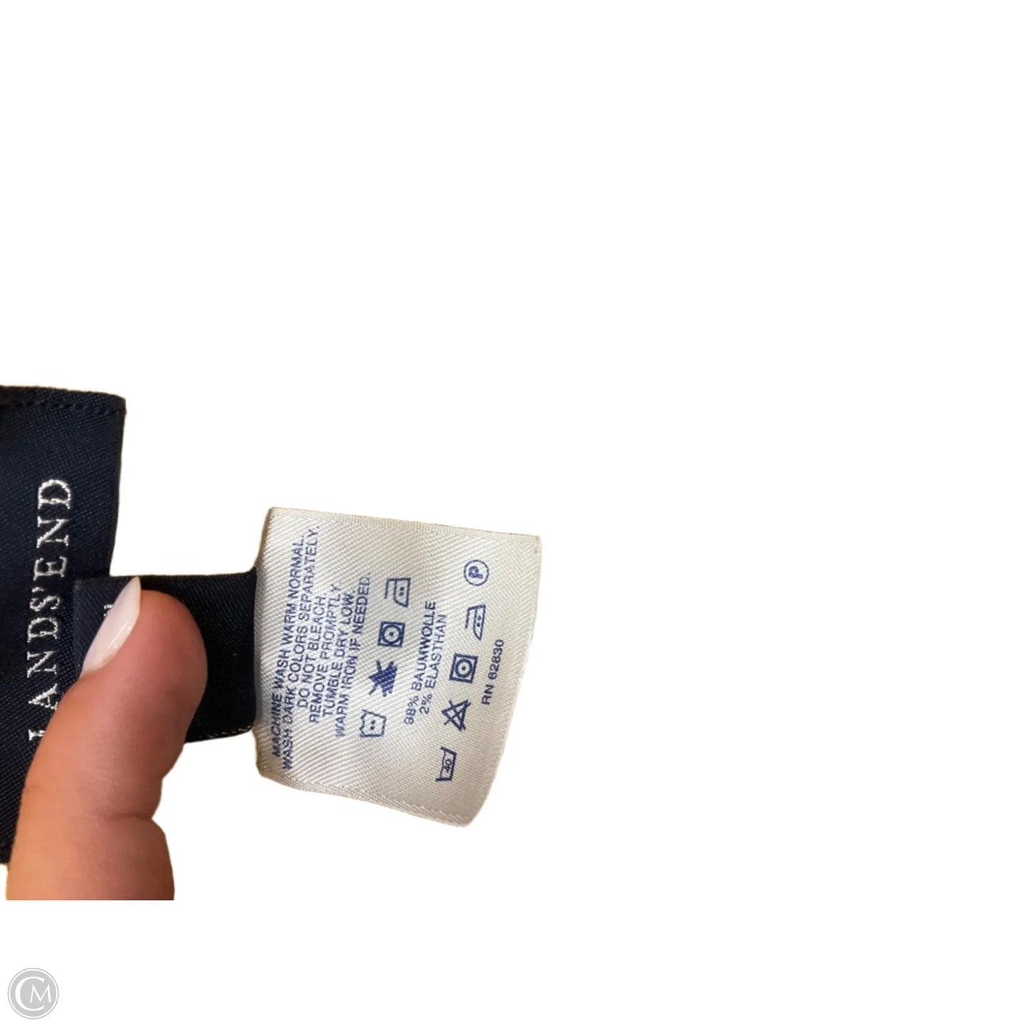 Jeans Straight By Lands End In Yellow, Size: 14