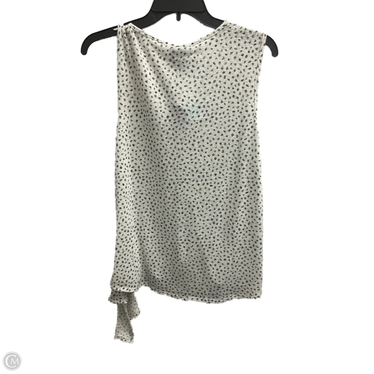Top Sleeveless By Bobeau In Black & White, Size: M