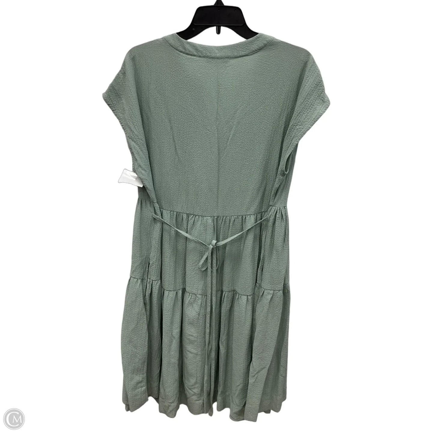 Dress Casual Short By Calvin Klein In Green, Size: L