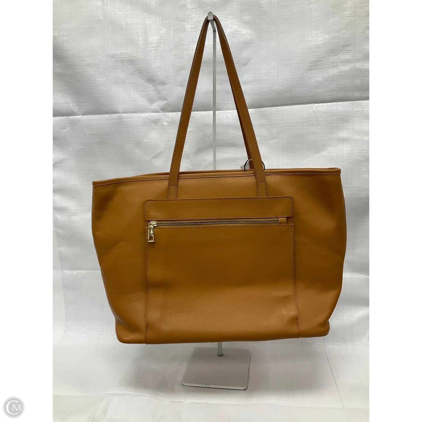 Handbag Leather By Cmc, Size: Large