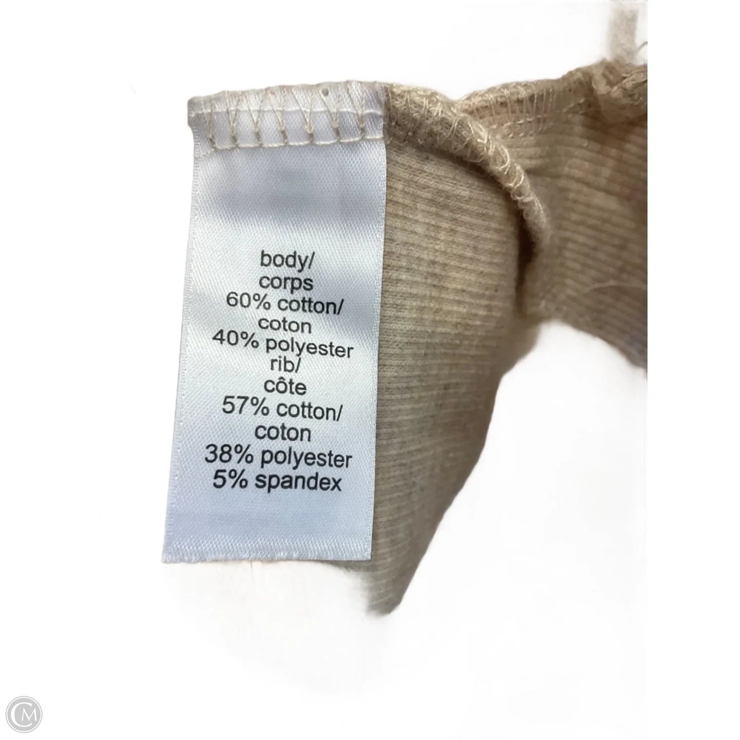 Top Long Sleeve By Maurices In Beige, Size: 4x