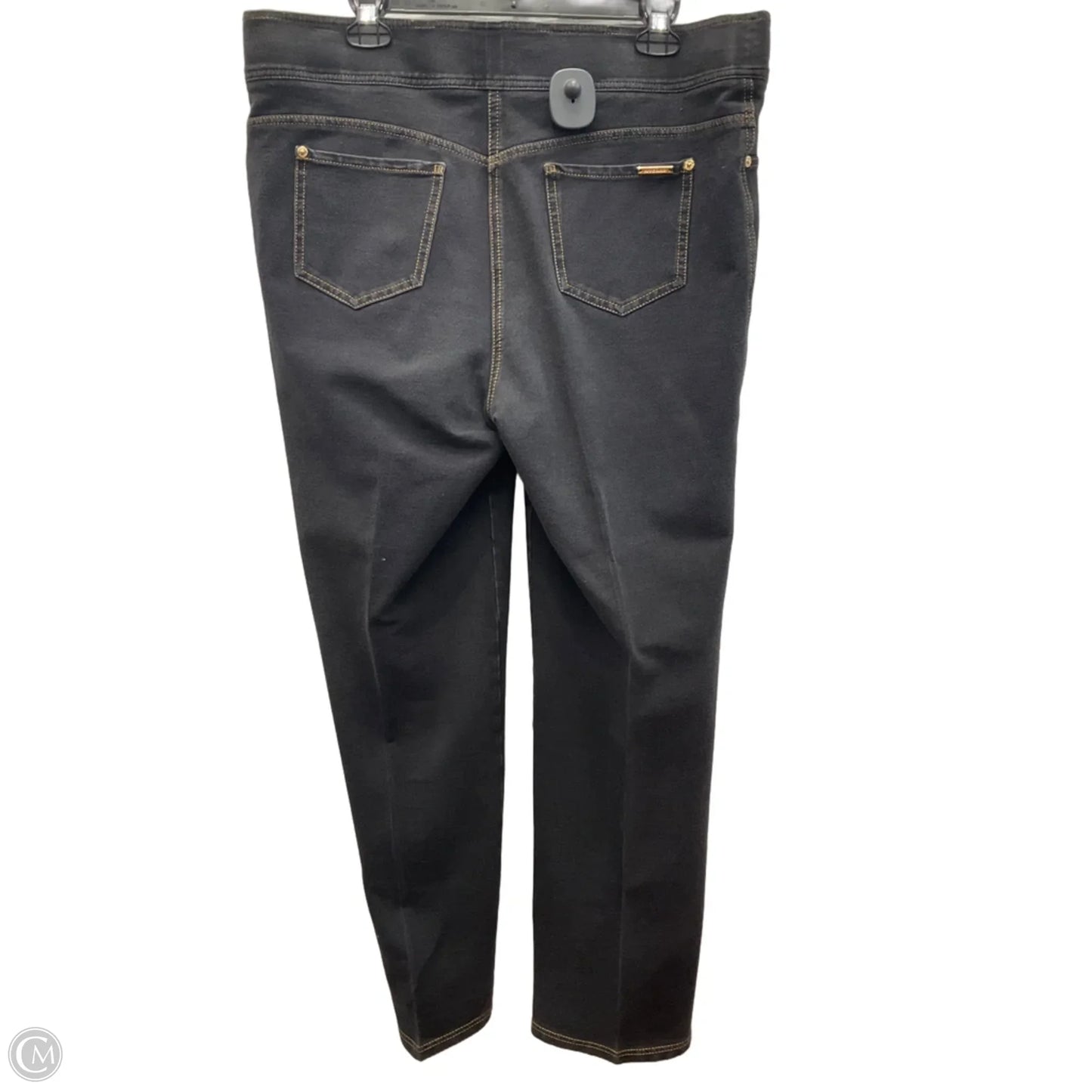 Jeans Straight By Nygard Peter In Black Denim, Size: 1x