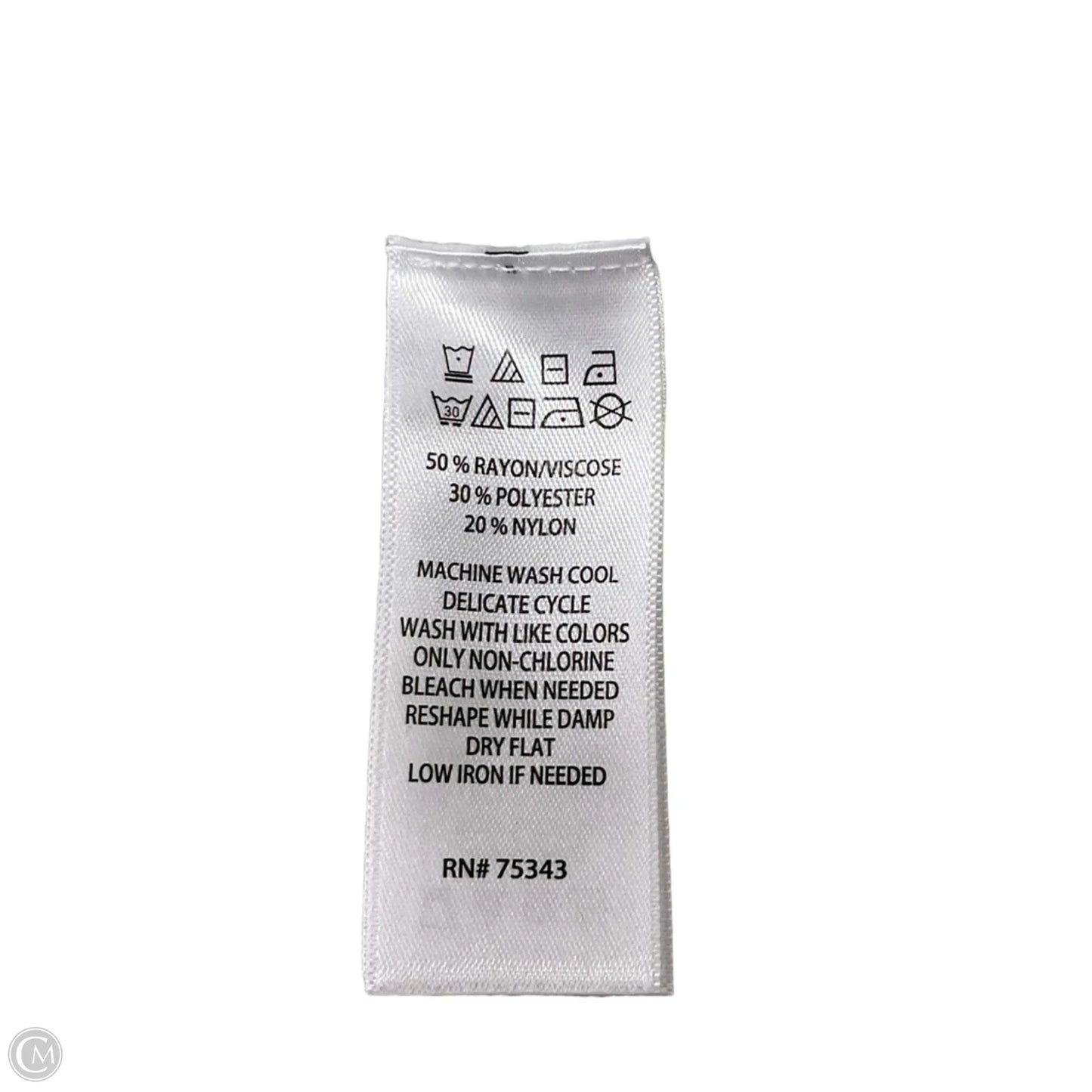 Top Long Sleeve By Tahari In Green, Size: Xl