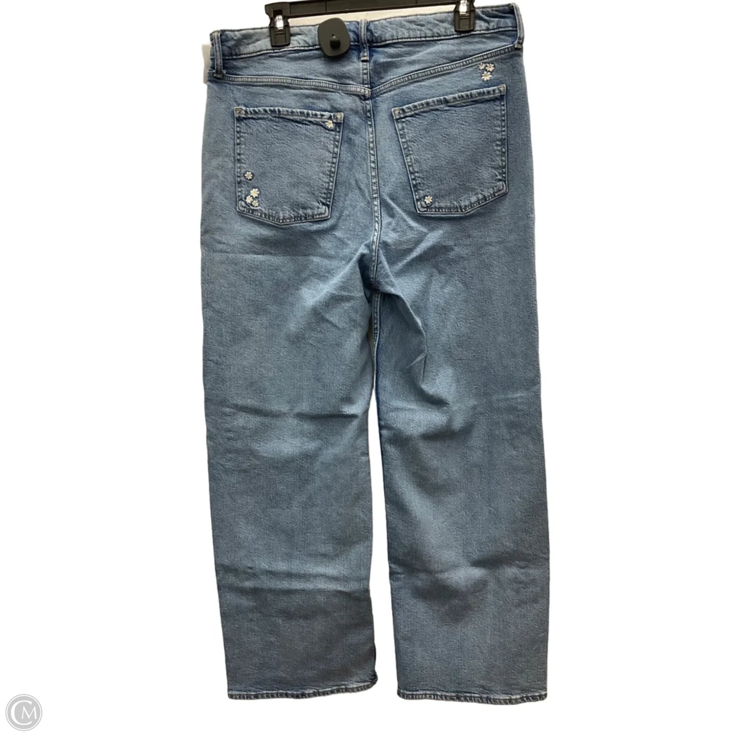 Jeans Wide Leg By Old Navy In Blue Denim, Size: 14