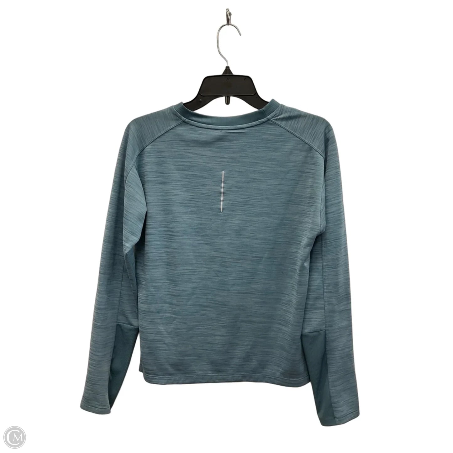 Athletic Top Long Sleeve Crewneck By Nike In Blue, Size: S
