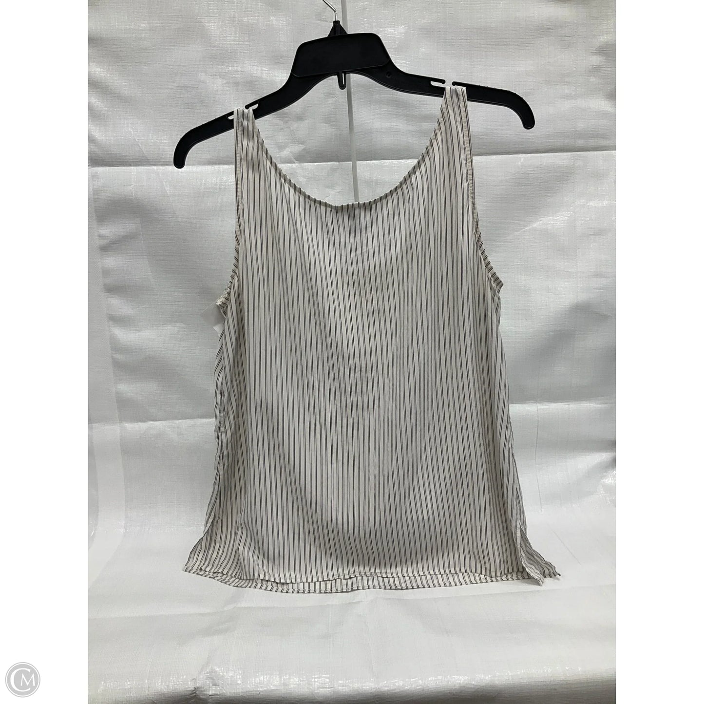 Top Sleeveless By Eileen Fisher In Striped Pattern, Size: S