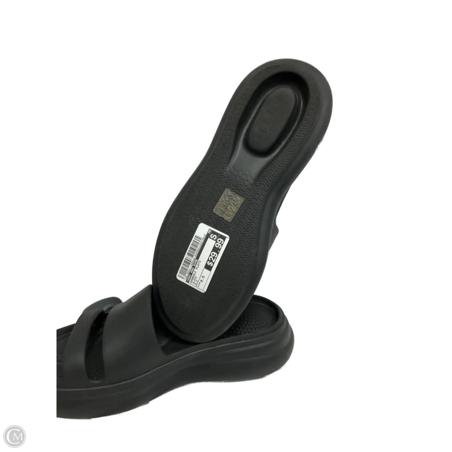 Sandals Flats By Rag And Bone In Black, Size: 8.5