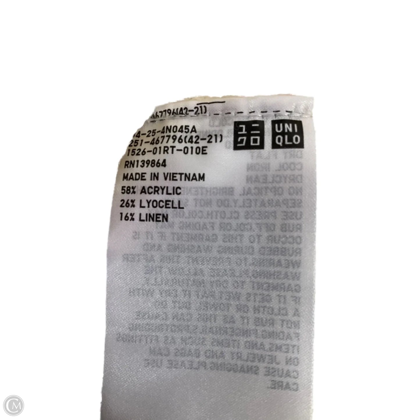 Top Sleeveless By Maeve In White, Size: Xs