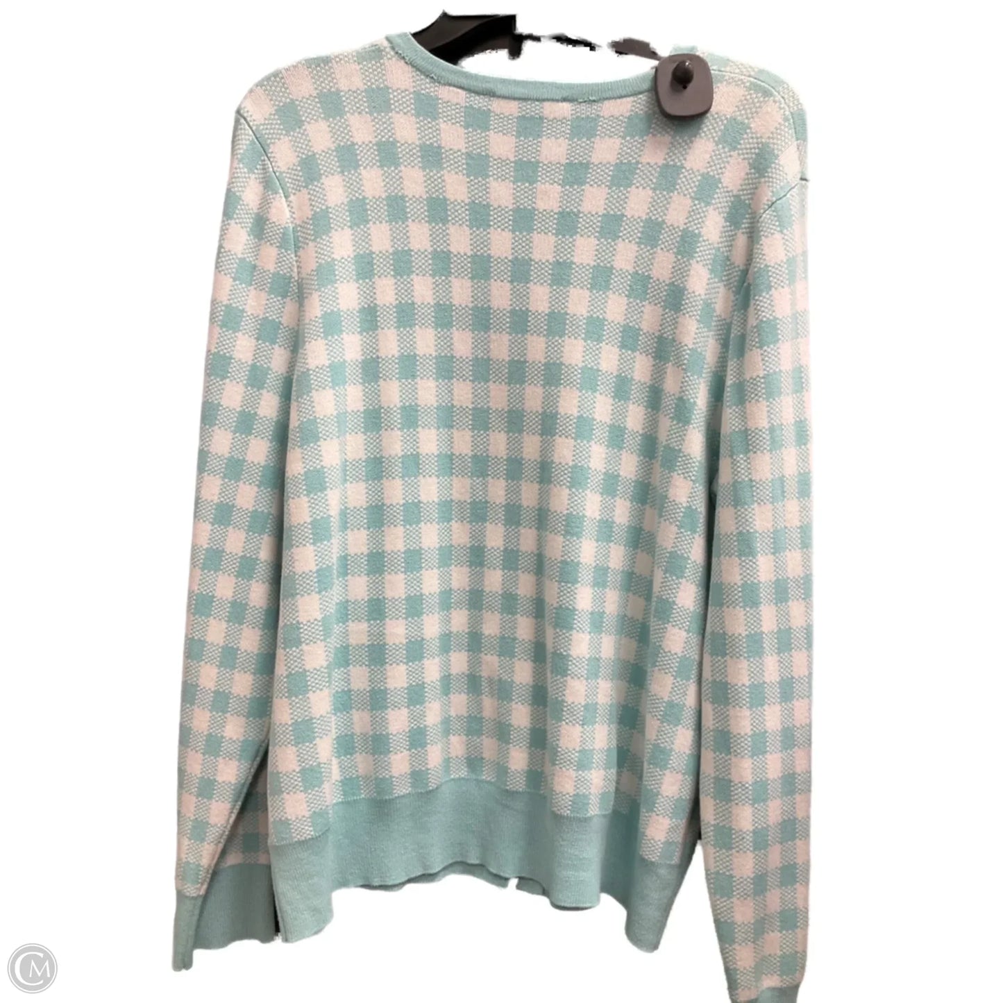 Cardigan By Draper James In Plaid Pattern, Size: Xl