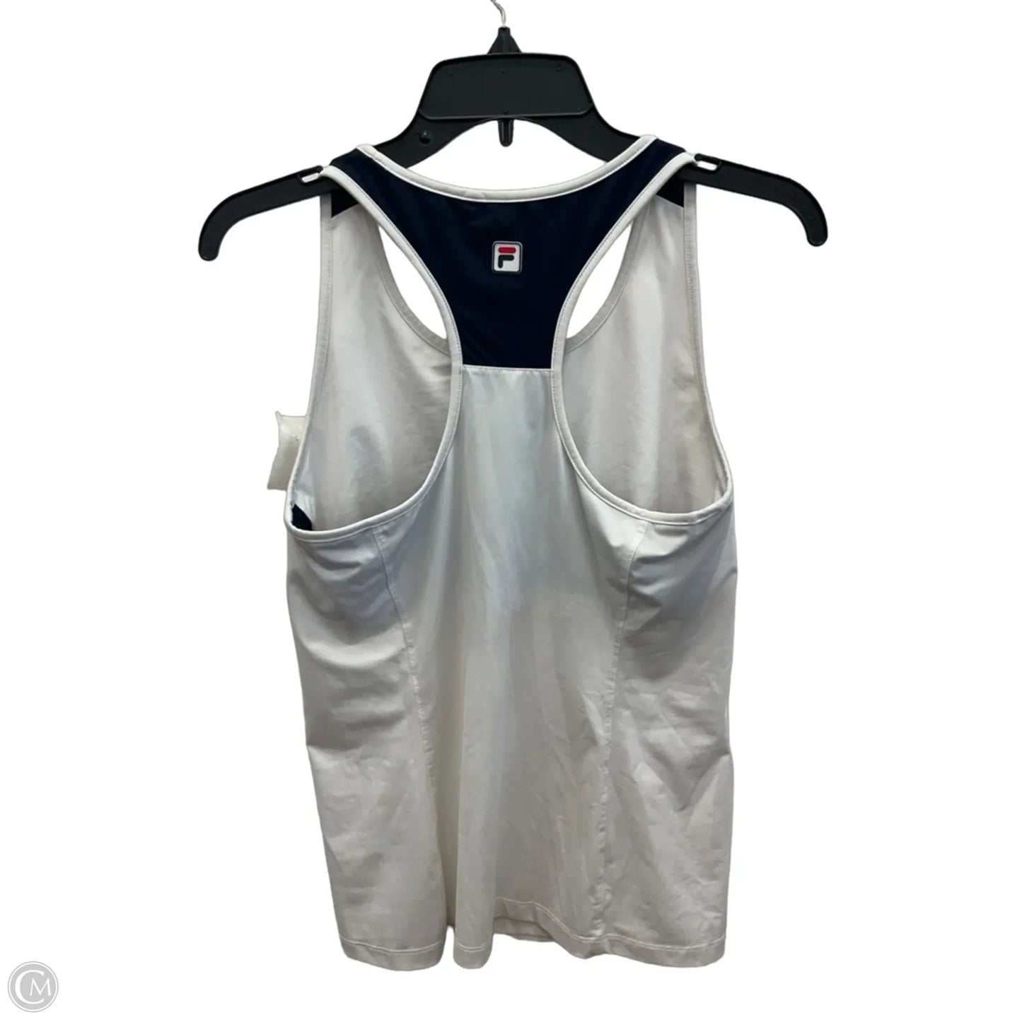 Athletic Tank Top By Fila In White, Size: M