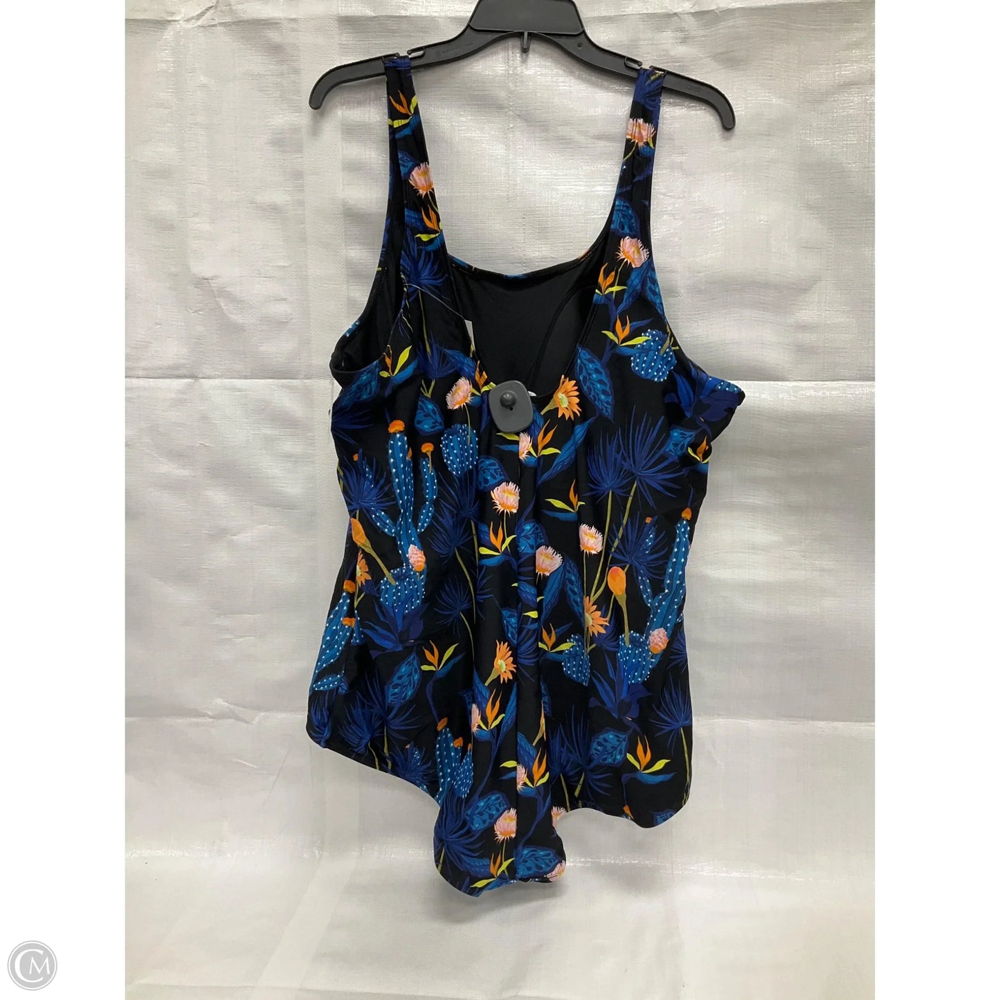 Swimsuit By Clothes Mentor In Floral Print, Size: 26