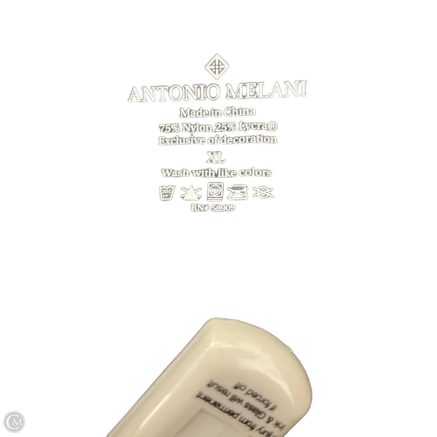 Athletic Leggings By Antonio Melani In Black & White, Size: Xl