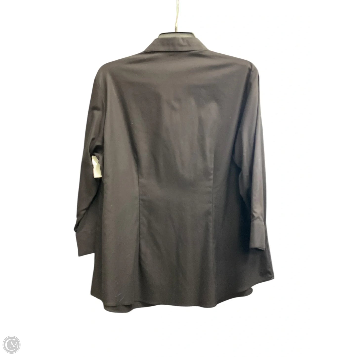 Blouse Long Sleeve By Coldwater Creek In Black, Size: Xl