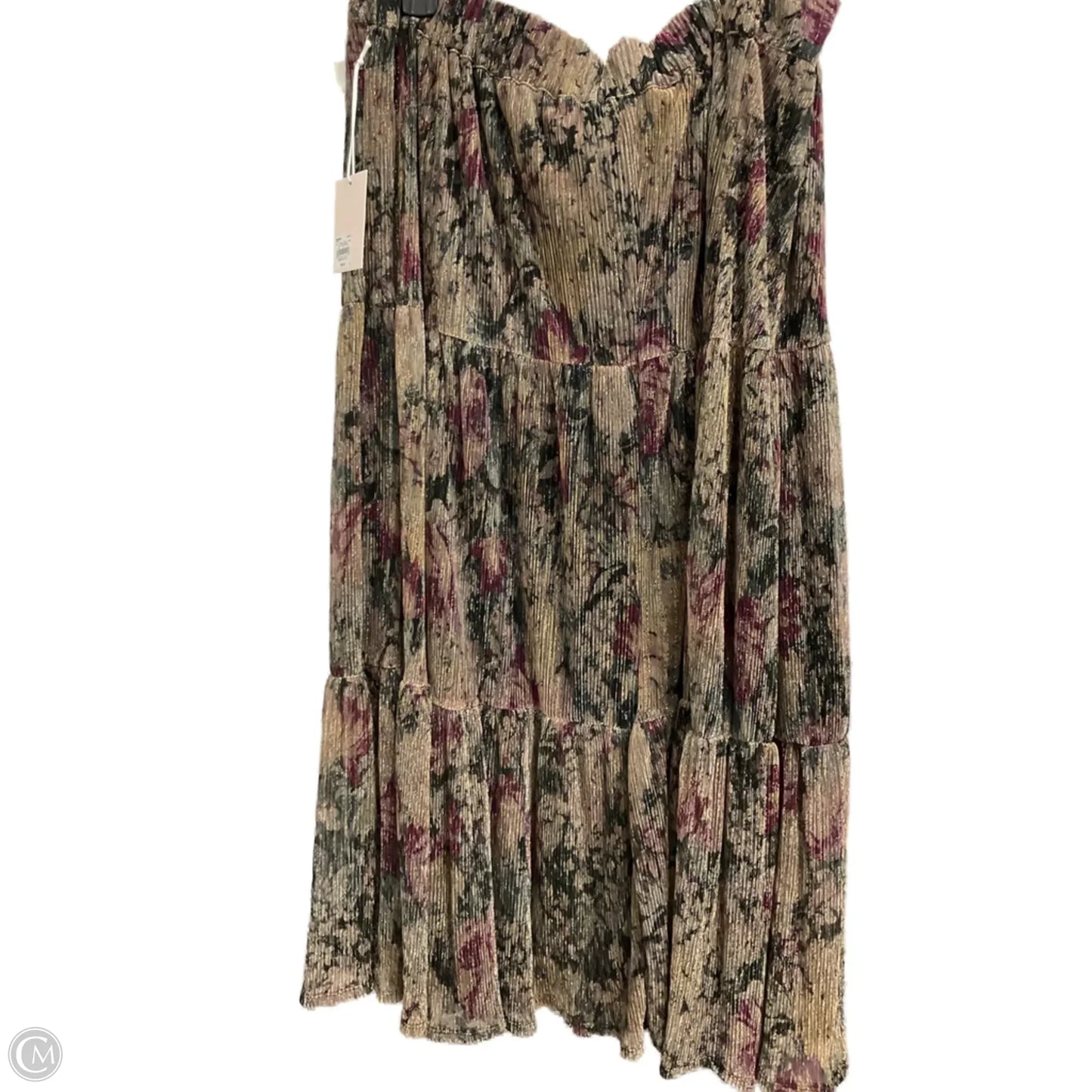 Skirt Maxi By Lc Lauren Conrad In Floral Print, Size: 3x