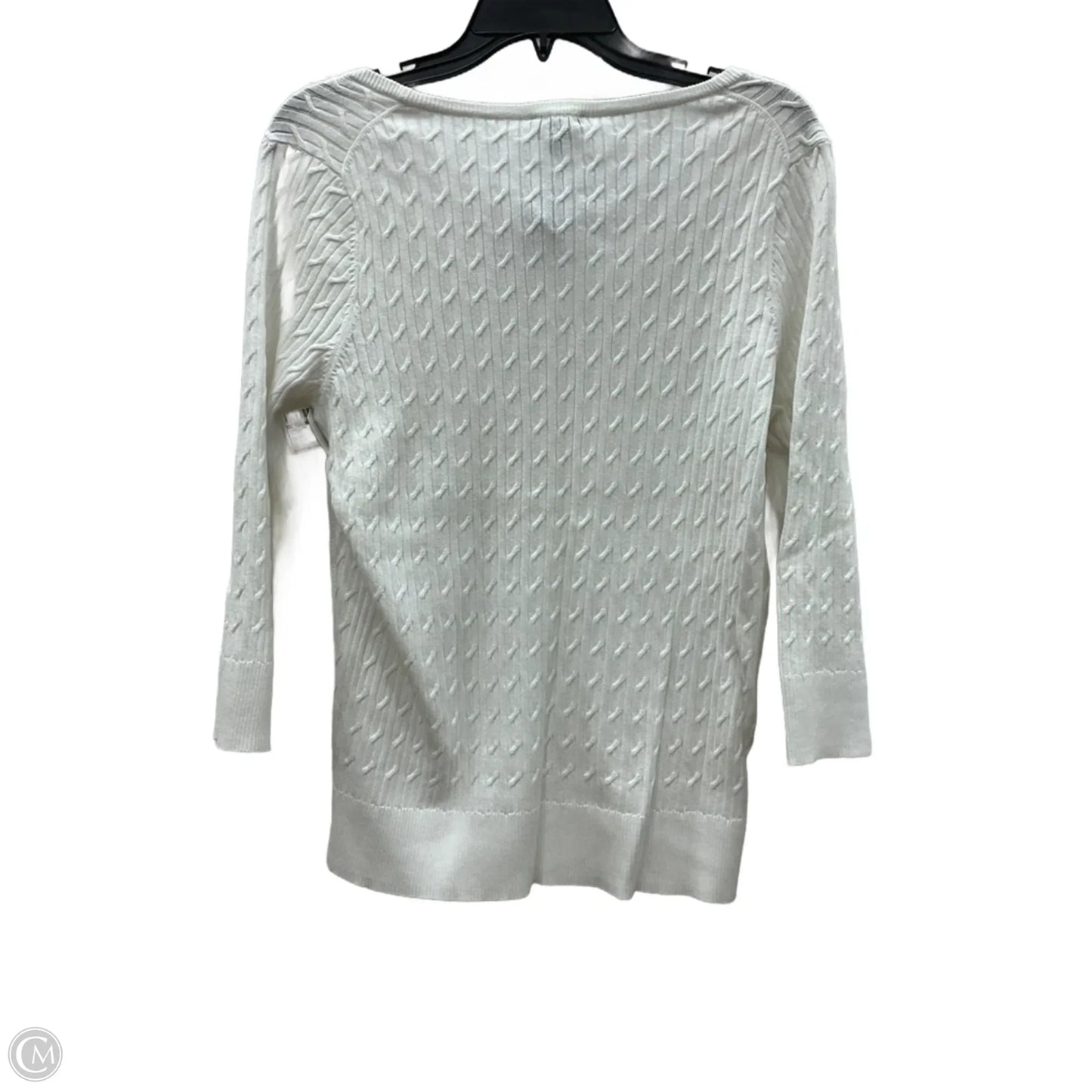 Cardigan By Talbots In White, Size: L