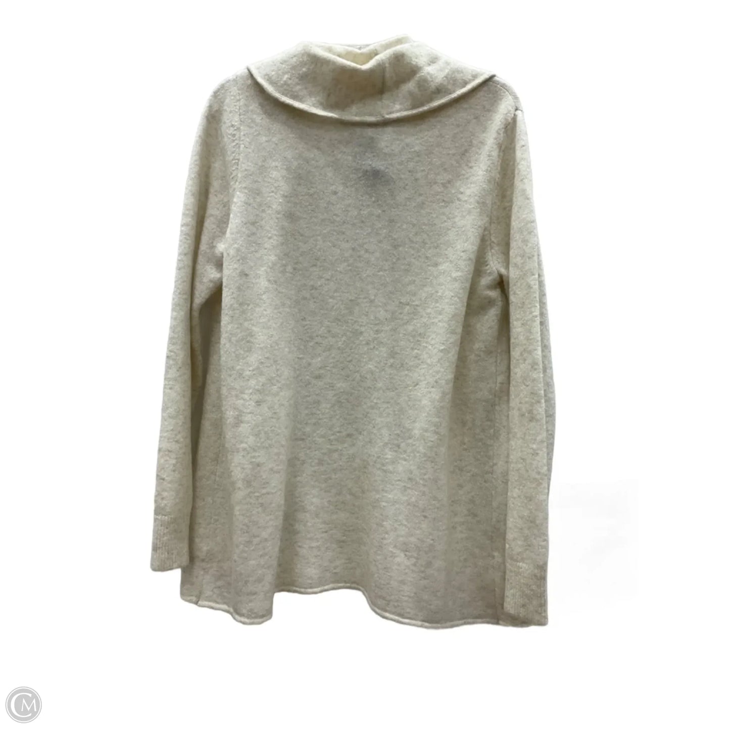 Cardigan By Loft In Cream, Size: L