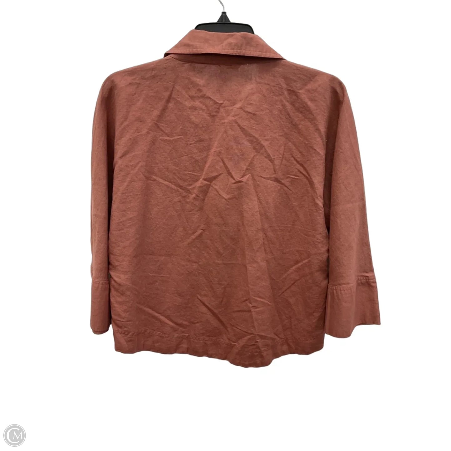 Blouse 3/4 Sleeve By Zara In Red, Size: S