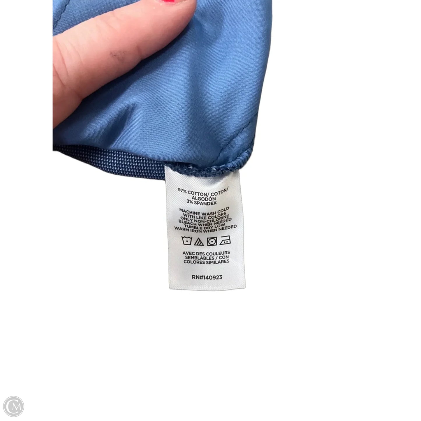 Pants Cropped By Loft In Blue, Size: 2p