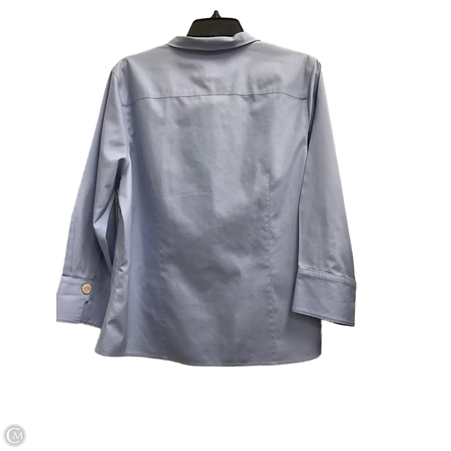 Blouse Long Sleeve By Coldwater Creek In Blue, Size: L