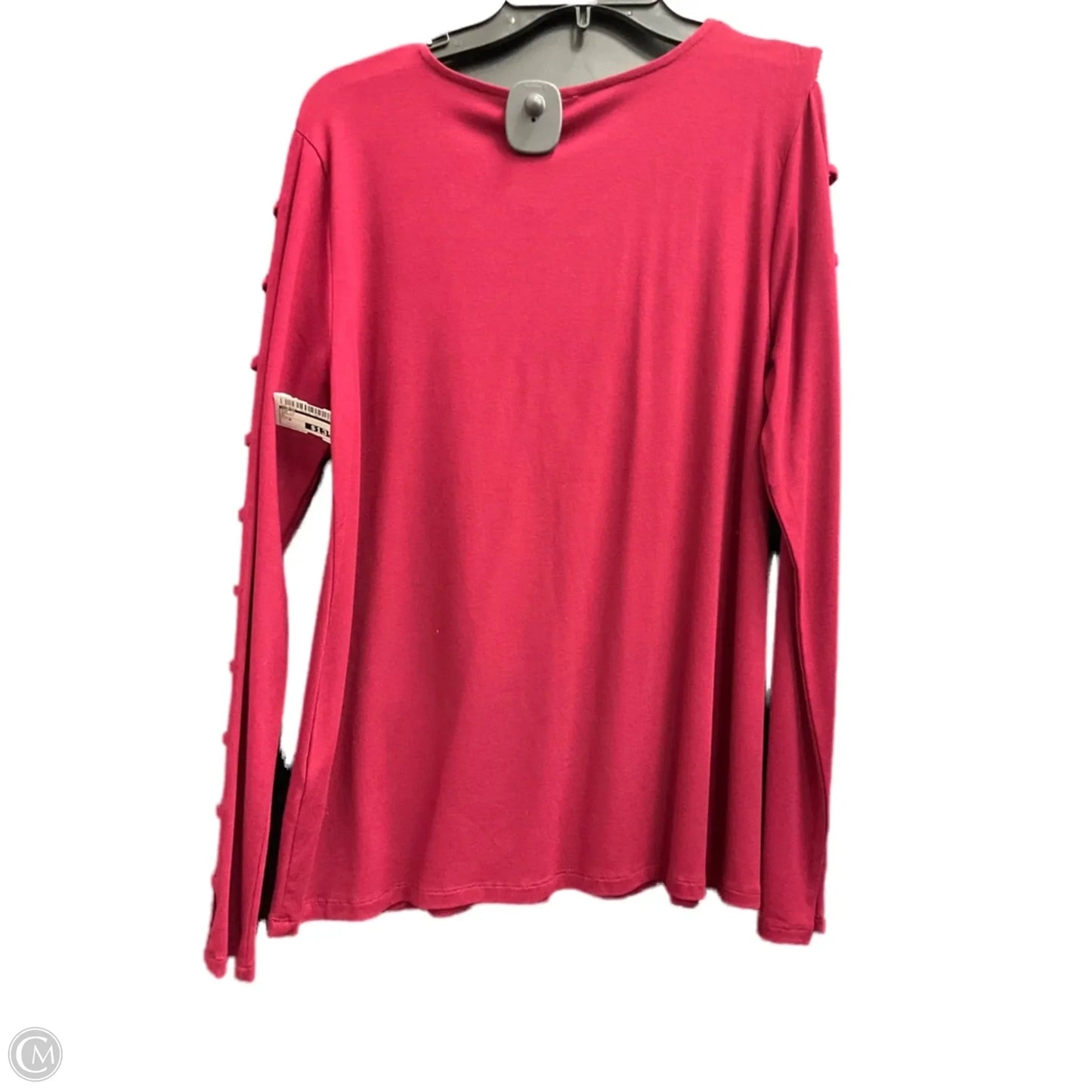 Top Long Sleeve By Cupio In Maroon, Size: M